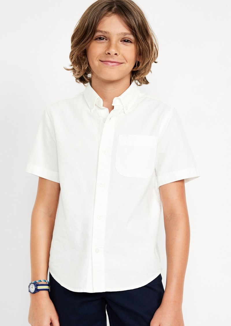 Old Navy Short-Sleeve Oxford Shirt for Boys