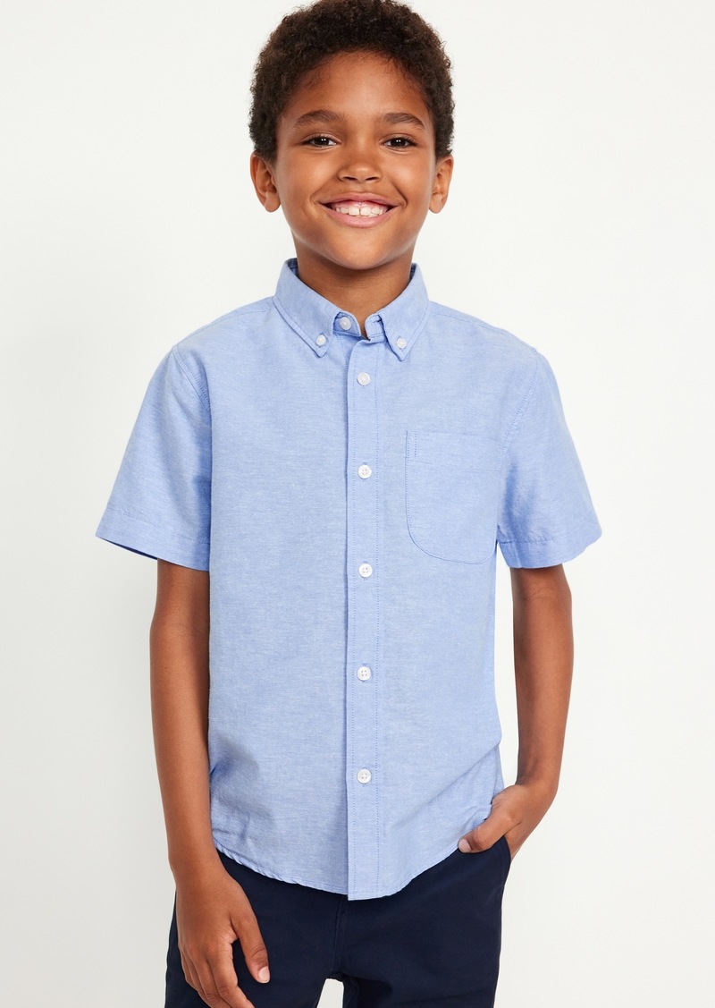 Old Navy Short-Sleeve Oxford Shirt for Boys