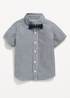 Old Navy Short-Sleeve Printed Shirt & Bow-Tie Set for Toddler Boys