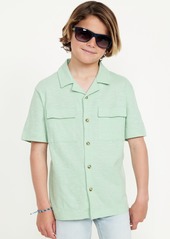 Old Navy Short-Sleeve Soft-Knit Utility Pocket Shirt for Boys