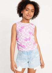 Old Navy Side-Ruched Licensed Graphic Tank Top for Girls