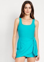 Old Navy Side-Tie Swim Dress