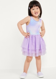 Old Navy Sleeveless Bodysuit Tiered Tutu Dress for Toddler Girls