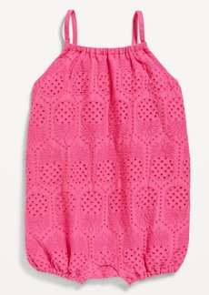 Old Navy Sleeveless Embroidered One-Piece Romper for Baby