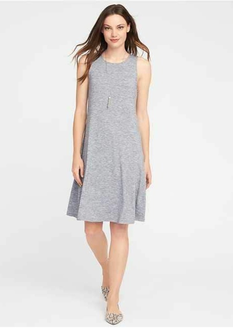 sleeveless knit dress