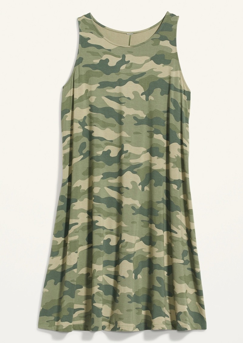 old navy camo swing dress