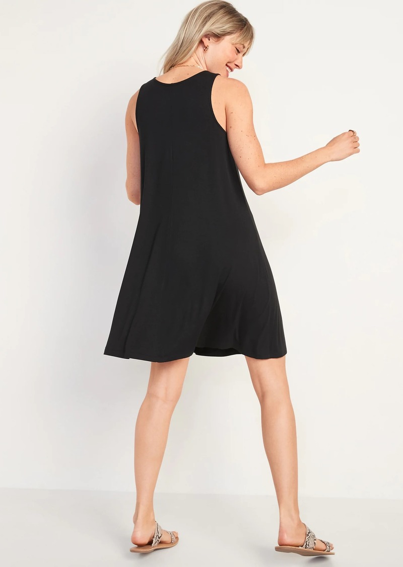 Old Navy Sleeveless Jersey-Knit Swing Dress for Women