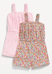 Old Navy Sleeveless Rib-Knit Romper 2-Pack for Toddler Girls