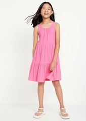 Old Navy Sleeveless Rib-Knit Tiered Dress for Girls