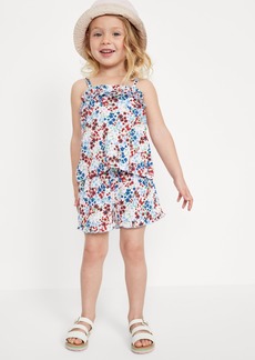Old Navy Sleeveless Ruffle Top and Shorts Set for Toddler Girls