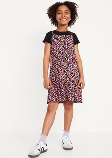 Old Navy Sleeveless Loop-Terry Side-Cutout Dress for Girls