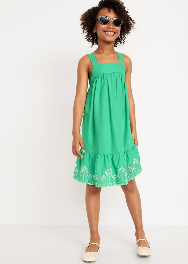 Old Navy Sleeveless Embroidered Dress for Girls