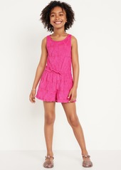 Old Navy Sleeveless Terry Cinched-Waist Romper for Girls