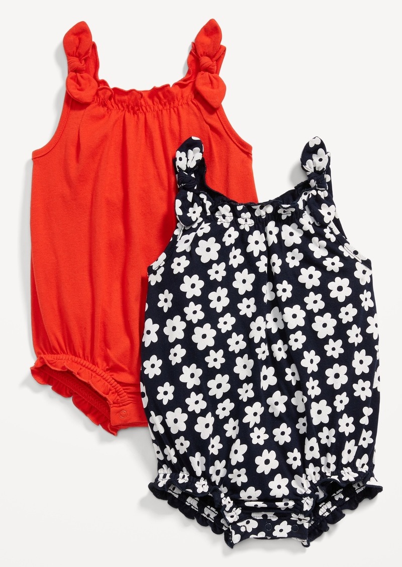 Old Navy Sleeveless Tie-Bow One-Piece Romper 2-Pack for Baby