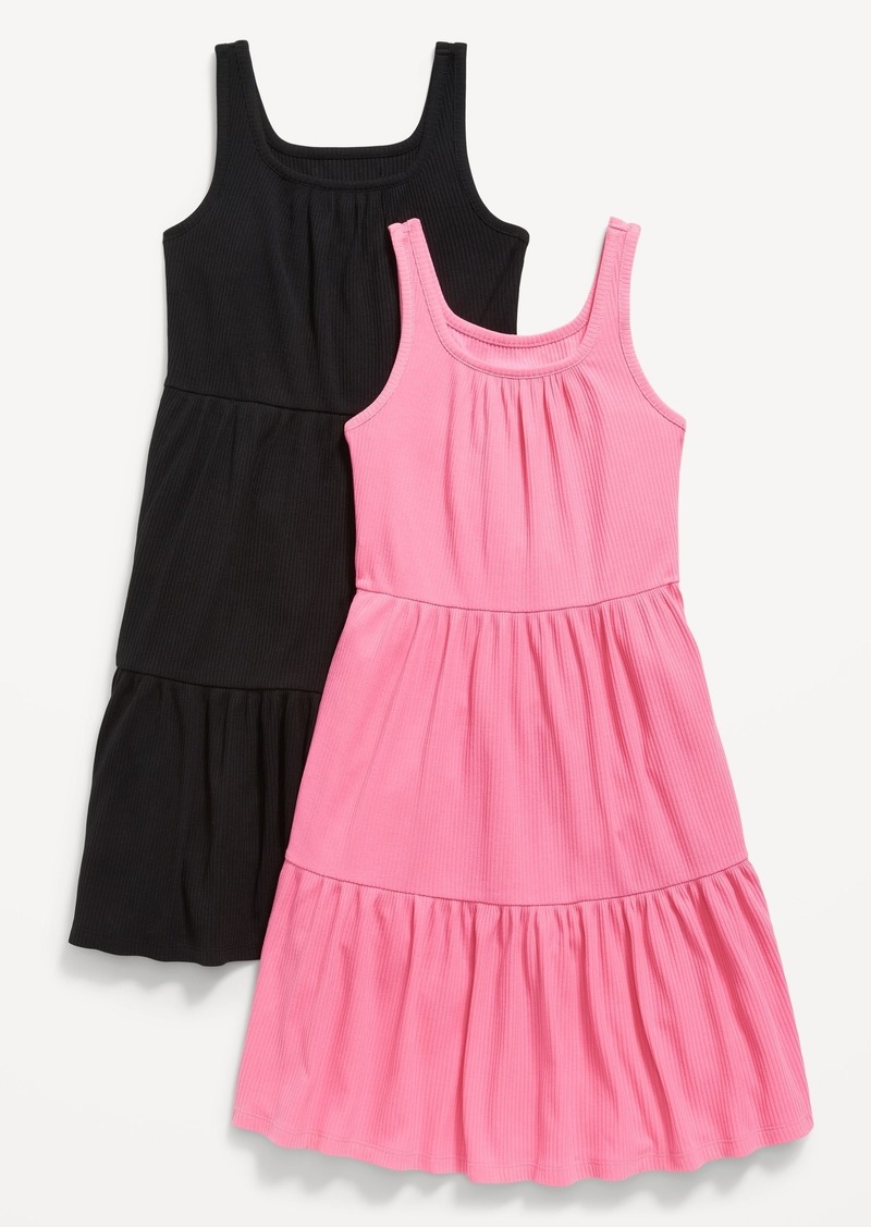 Old Navy Sleeveless Tiered Swing Dress 2-Pack for Girls