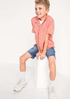 Old Navy Slim 360° Stretch Ripped Cut-Off Jean Shorts for Boys