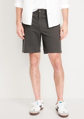 Old Navy Slim Built-In Flex Rotation Chino Shorts -- 8-inch inseam