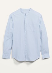 Old Navy Slim-Fit Built-In Flex Banded-Collar Oxford Shirt for Men