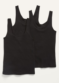 Old Navy Slim-Fit Rib-Knit Tank Top 3-Pack for Women