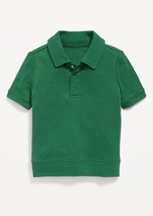 Old Navy Snap-Button Pointelle-Knit Polo Shirt for Toddler Boys