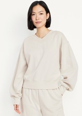 Old Navy SoComfy Oversized V-Neck Sweatshirt