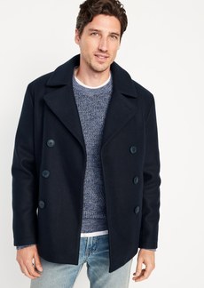 Old Navy Soft-Brushed Double-Breasted Peacoat