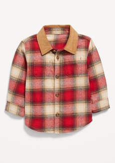 Old Navy Soft-Brushed Flannel Pocket Shirt for Baby