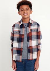 Old Navy Soft-Brushed Flannel Pocket Shirt for Boys