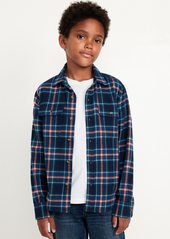 Old Navy Soft-Brushed Flannel Pocket Shirt for Boys