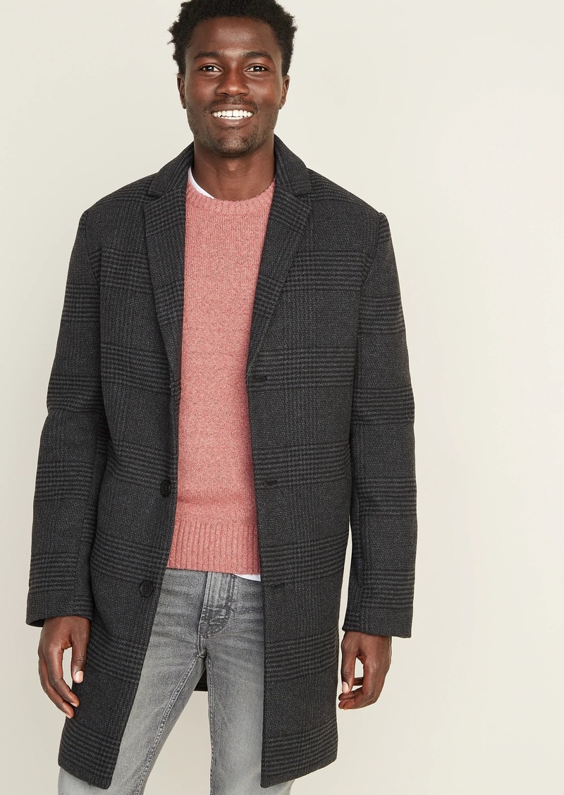 old navy mens topcoat