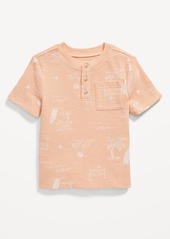 Old Navy Soft-Knit Henley Pocket T-Shirt for Toddler Boys