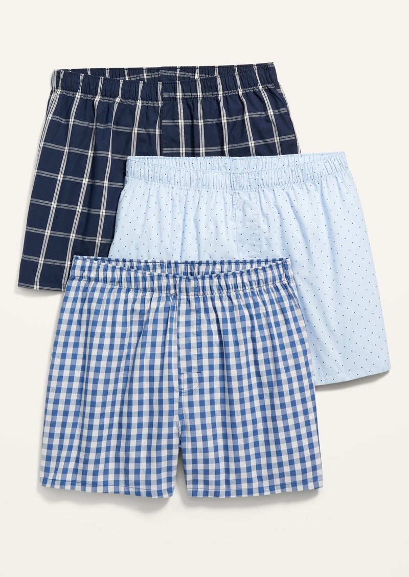 Old Navy 3-Pack Soft-Washed Boxer Shorts -- 3.75-inch inseam