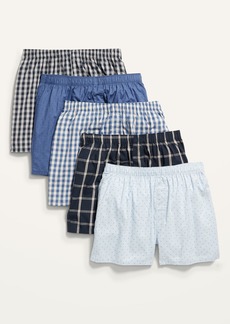 Old Navy 5-Pack Soft-Washed Boxer Shorts -- 3.75-inch inseam
