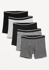 Old Navy Soft-Washed Built-In Flex Boxer-Brief Underwear 5-Pack -- 6.25-inch inseam