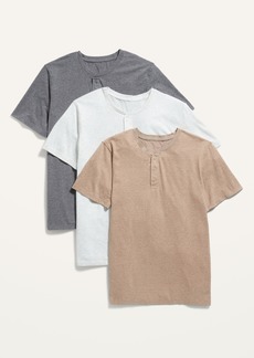 Old Navy Soft-Washed Henley T-Shirt 3-Pack
