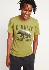 Old Navy Soft-Washed Logo-Graphic T-Shirt for Men