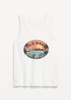 Old Navy Soft-Washed Logo Graphic Tank Top