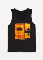 Old Navy Soft-Washed Logo Graphic Tank Top
