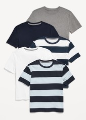 Old Navy Softest Crew-Neck T-Shirt 5-Pack for Boys