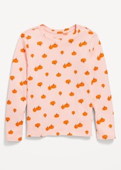 Old Navy Softest Printed Long-Sleeve T-Shirt for Girls