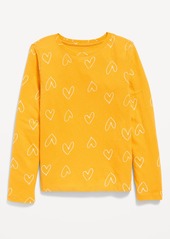 Old Navy Softest Printed Long-Sleeve T-Shirt for Girls