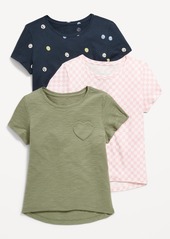 Old Navy Softest Short-Sleeve T-Shirt 3-Pack for Girls