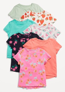 Old Navy Softest Short-Sleeve T-Shirt 7-Pack for Girls