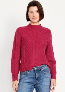 Old Navy SoSoft Crop Cable-Knit Sweater