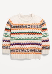 Old Navy SoSoft Fair Isle Sweater for Toddler Boys