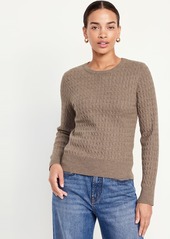 Old Navy SoSoft Crew-Neck Cable Sweater