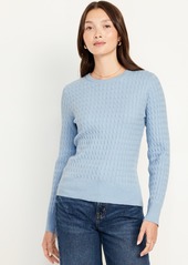 Old Navy SoSoft Crew-Neck Cable Sweater