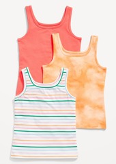 Old Navy Square-Neck Tank Top 3-Pack for Girls