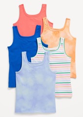 Old Navy Square-Neck Tank Top 5-Pack for Girls