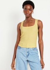 Old Navy Square-Neck Textured Tank Top